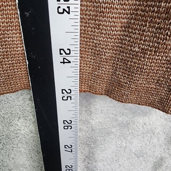 Mens Brown JoS. A. Bank Reserve Pullover Sweater Herringbone Cotton Silk Size XL - Picture 6 of 7